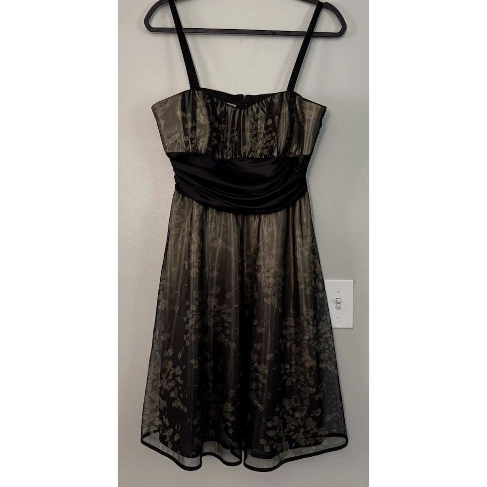 R & M Richards Womens Y2K Sparkle Ombre Dress Sz 12 Fairy  Whimsigoth Event